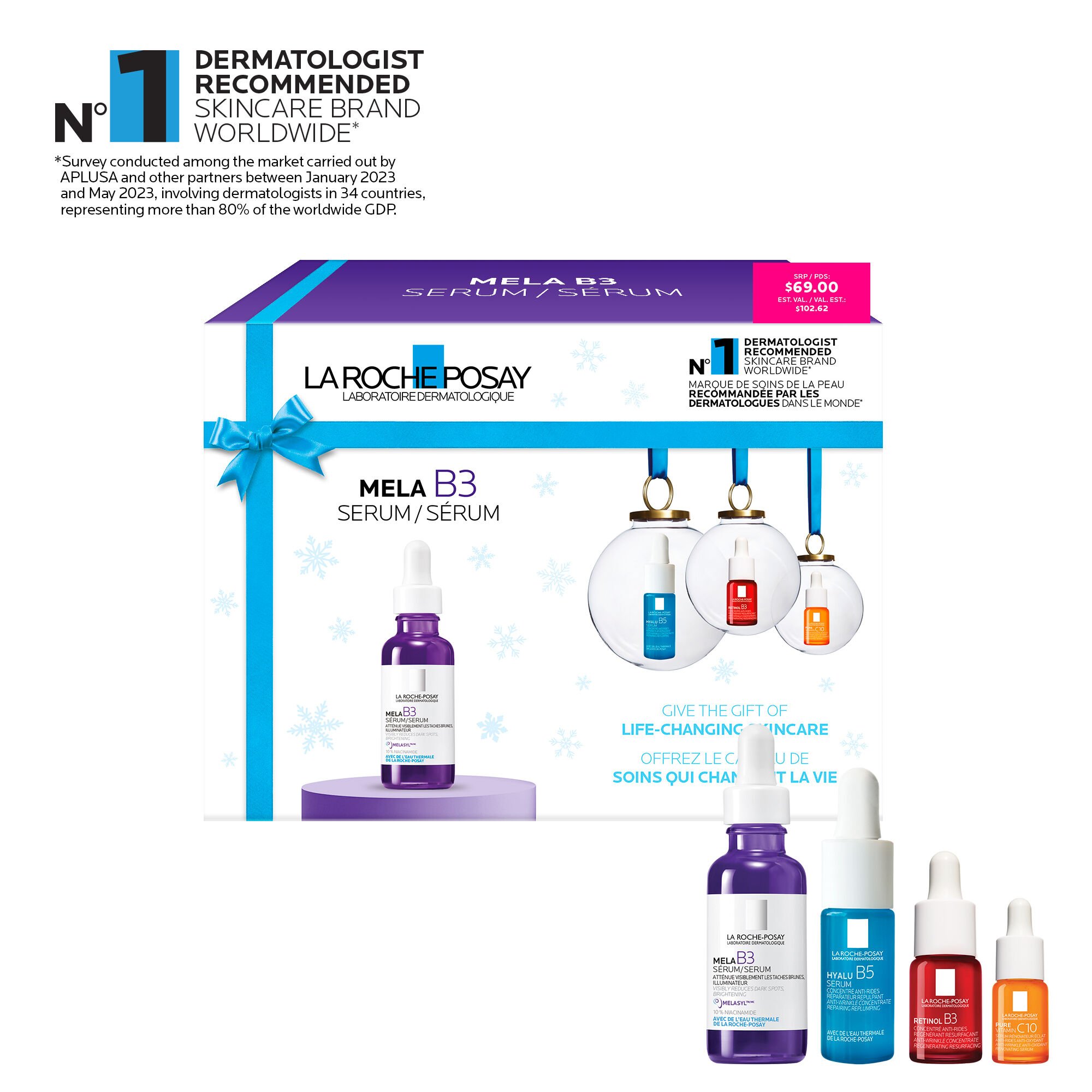 Mela B3 Serum - 4-Piece Skincare Gift Set - La Roche-Posay