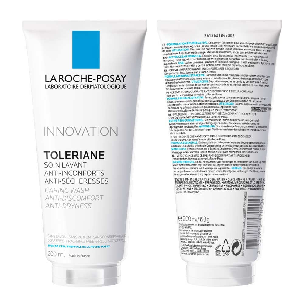 Toleriane Caring Wash Daily Facial Cleanser La RochePosay