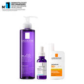 Mela B3 gel & Mela B3 serum & Anthelios SPF 50+ routine set