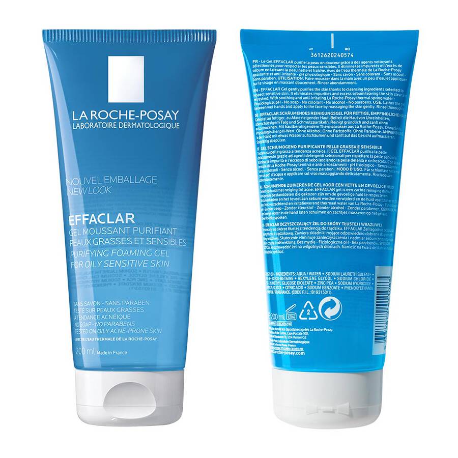 Gel Nettoyant Purifiant Effaclar 200 Ml La Roche Posay