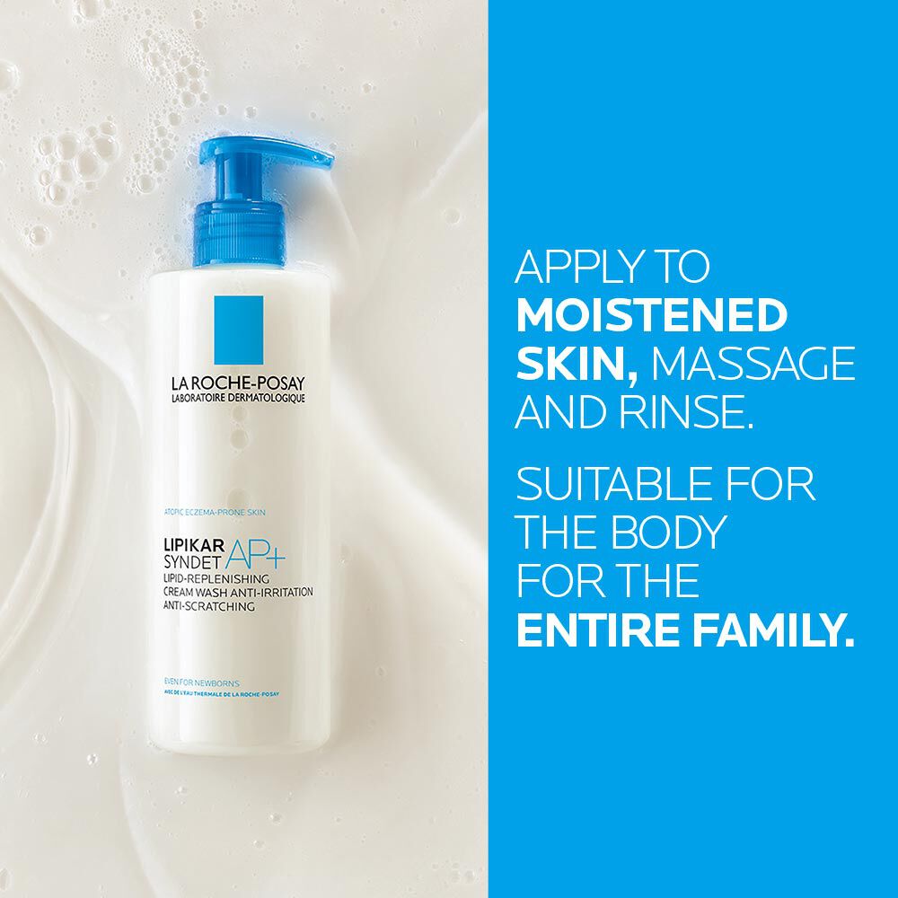 Lipikar Syndet AP+ Body Wash for Eczema La RochePosay CA