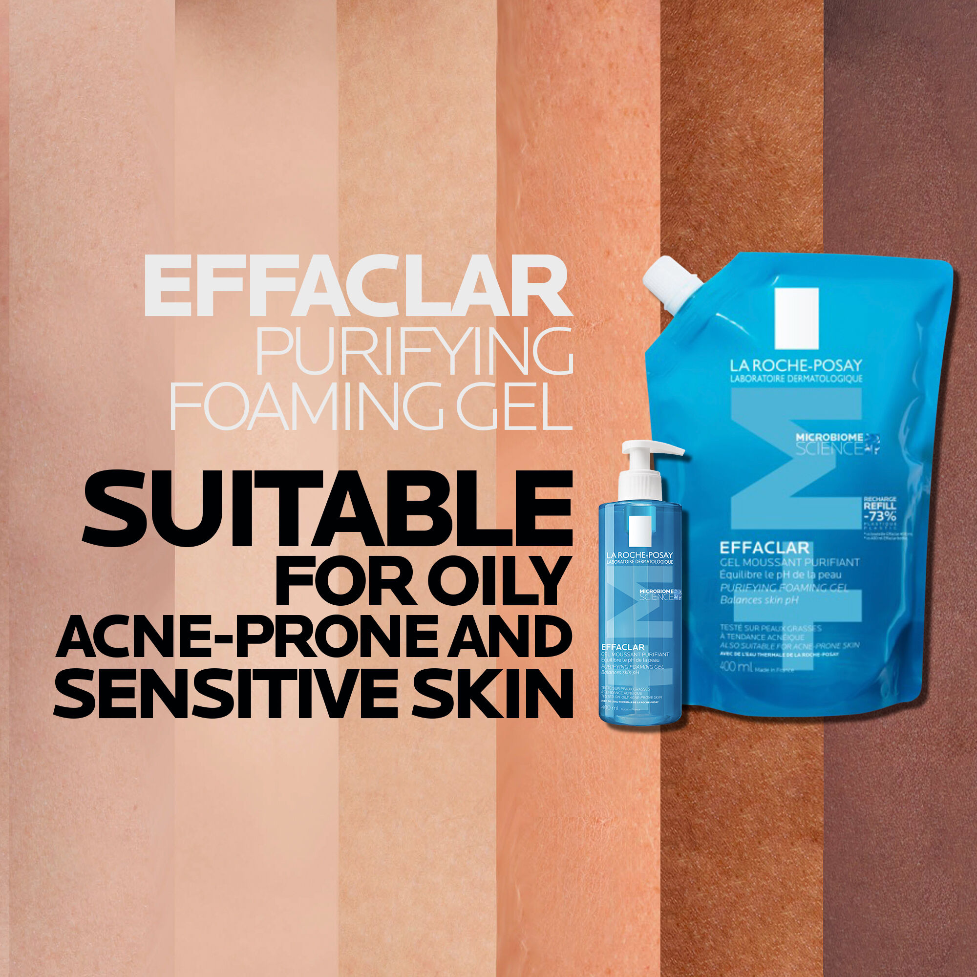 Effaclar Purifying Foaming Gel value set - La Roche-Posay