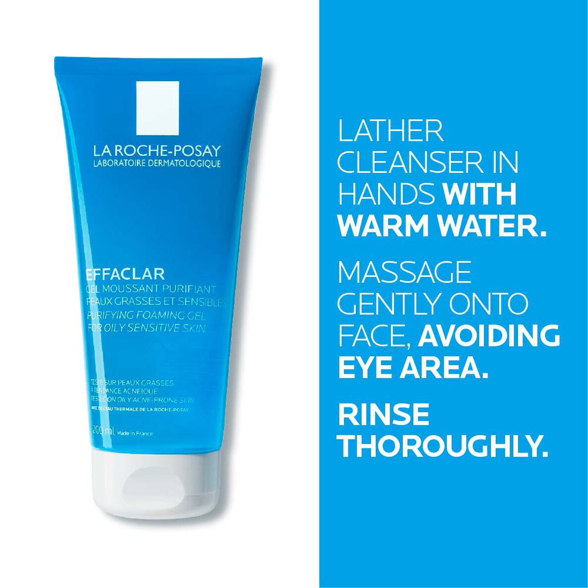 Effaclar Purifying Gel Cleanser 200 ml  La Roche-Posay