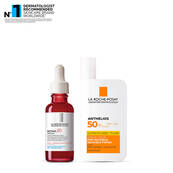Retinol B3 Serum & Anthelios Facial Sunscreen Set