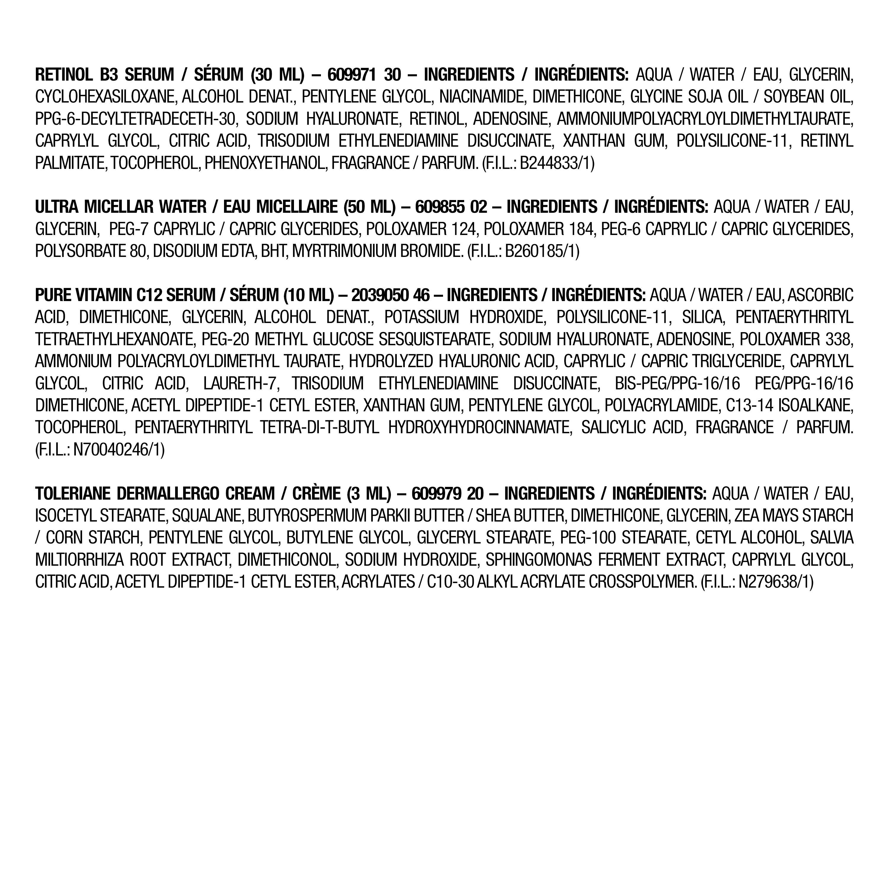 COFFRET DES FETES SERUM RETINOL B3