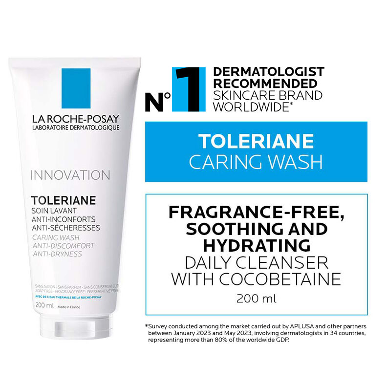 Toleriane Caring Wash Daily Facial Cleanser La RochePosay