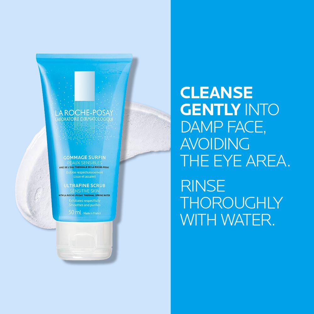 Thermal outlet face scrub