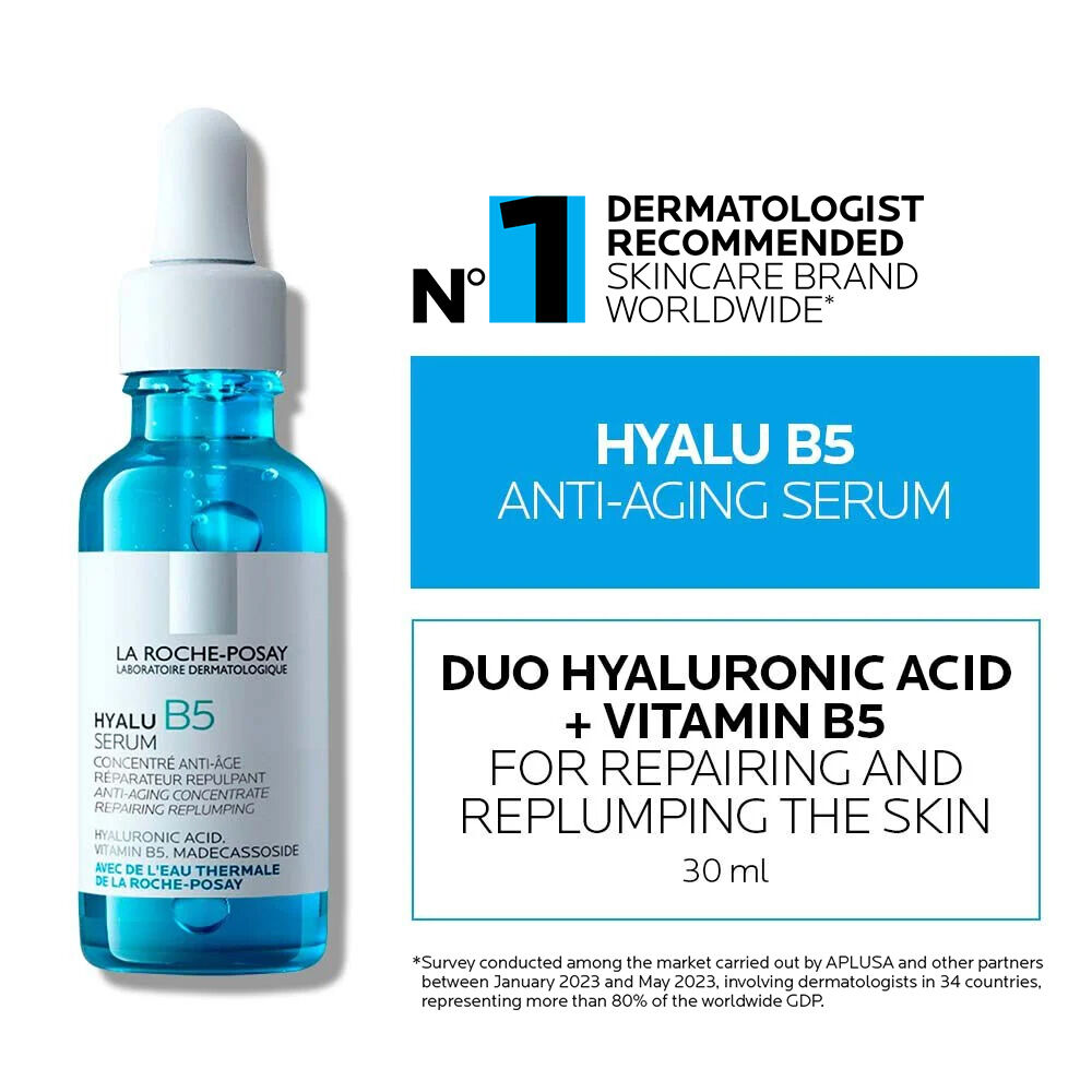 Hyalu B5 Hyaluronic Acid Face AntiAging Serum 50ml La RochePosay