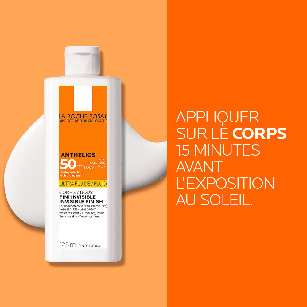 Anthelios Ultra-Fluide FPS 50+ Ecran Solaire pour Corps