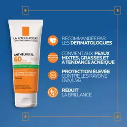 Anthelios XL FPS 60 Ecran solaire au toucher sec pour Visage