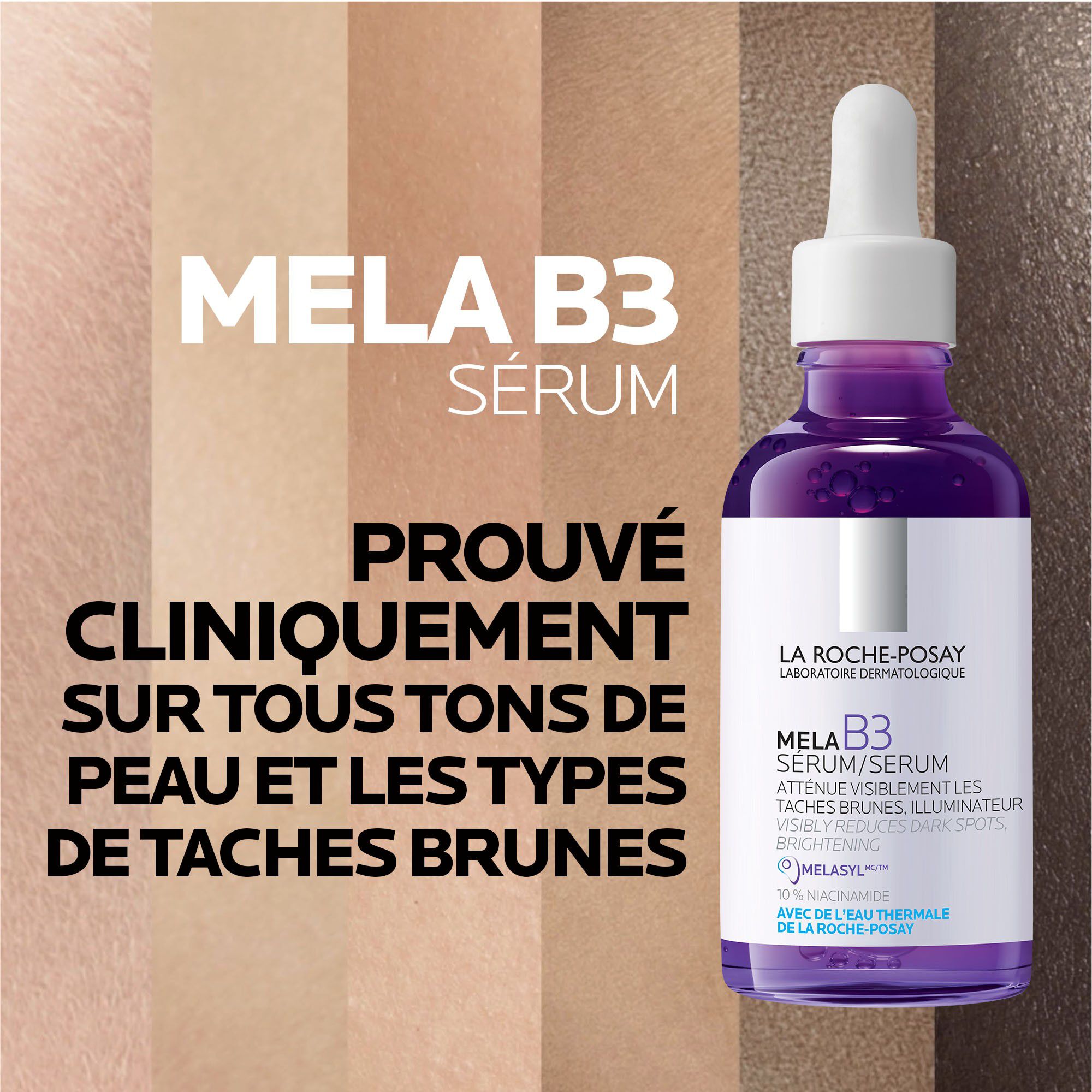 MELA B3 Serum Anti-Age pour les taches brunes avec Melasyl