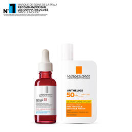 Ensemble RETINOL B3 SERUM et ANTHELIOS ULTRA-FLUIDE FPS 50+