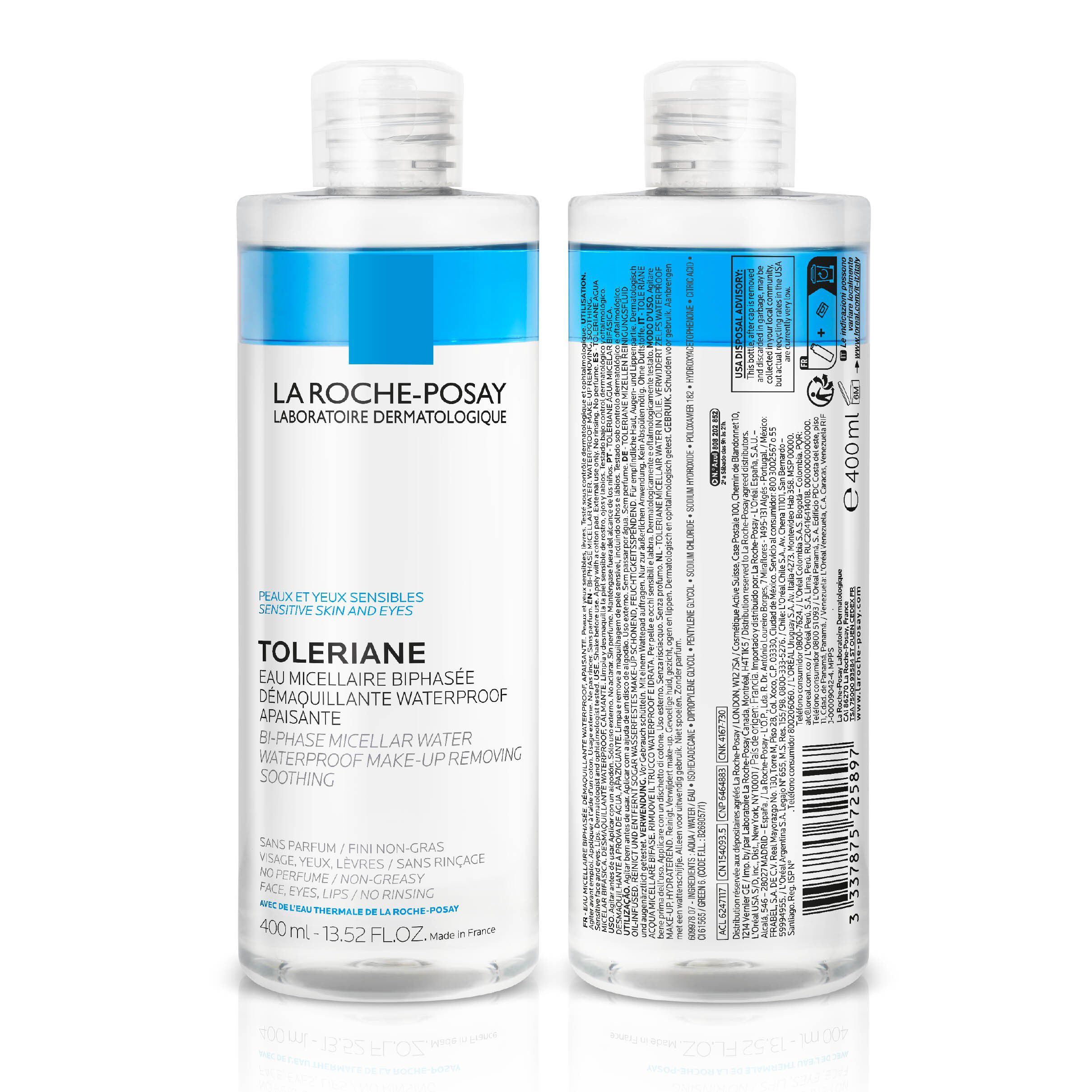 Toleriane Eau Micellaire Biphasee Demaquillante