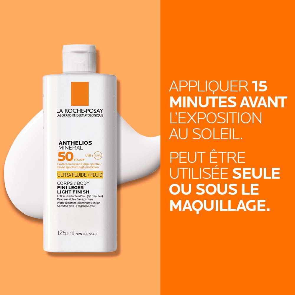 ANTHELIOS MINERAL LOTION ULTRA-FLUIDE FPS 50 POUR CORPS