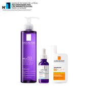 Ensemble routine Gel Mela B3, Serum Mela B3 et Anthelios SPF 50+