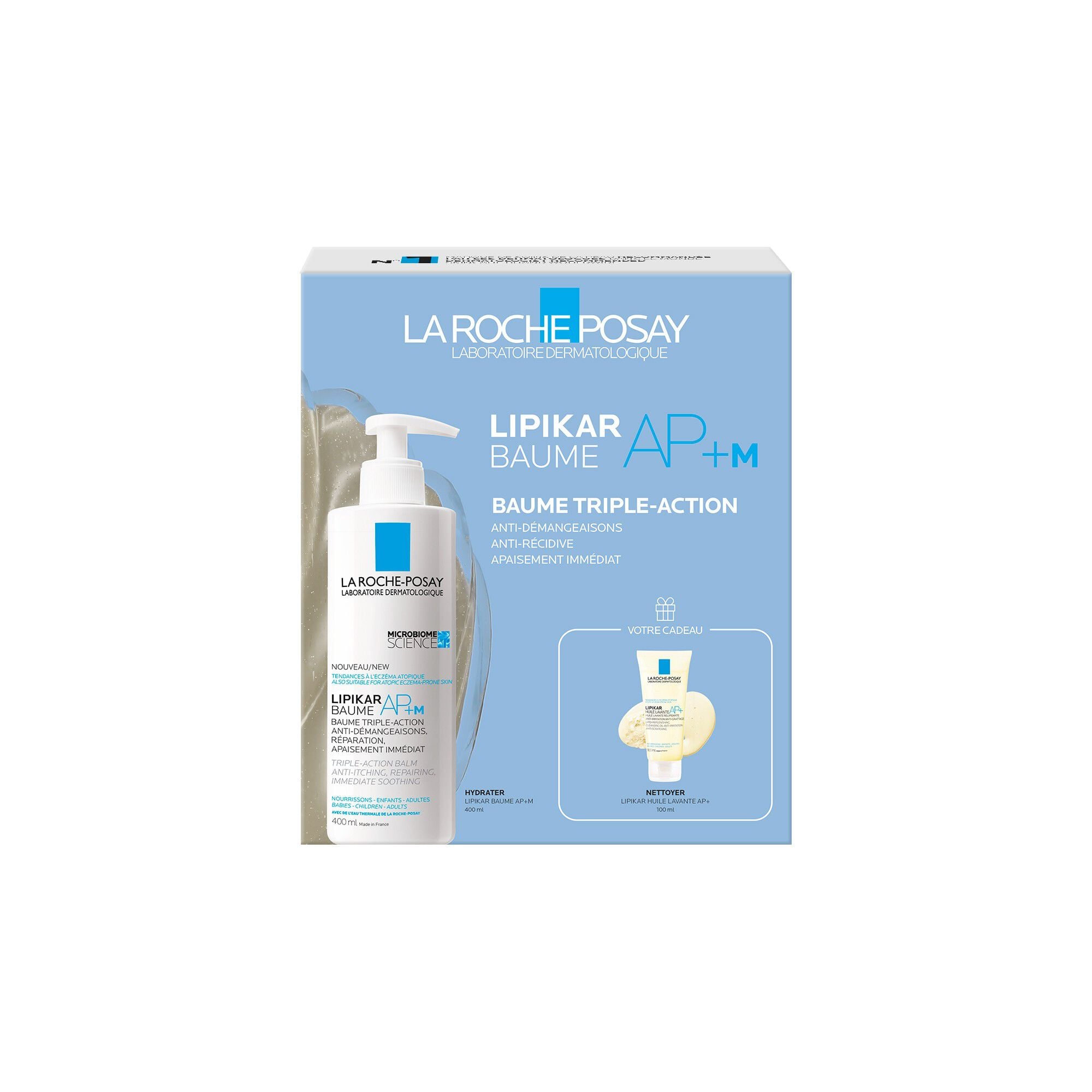 Coffret Lipikar Baume AP+M