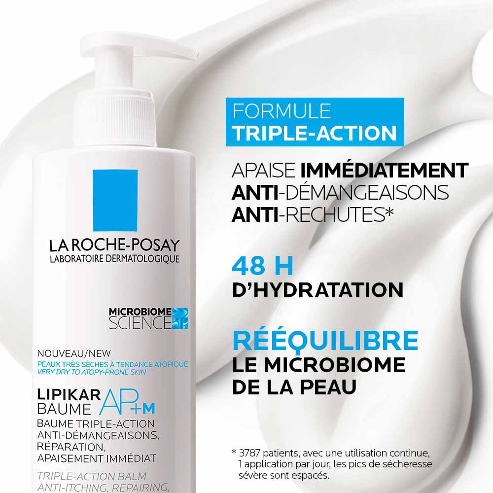 Lipikar Baume AP+M baume pour le corps 400 ml La RochePosay