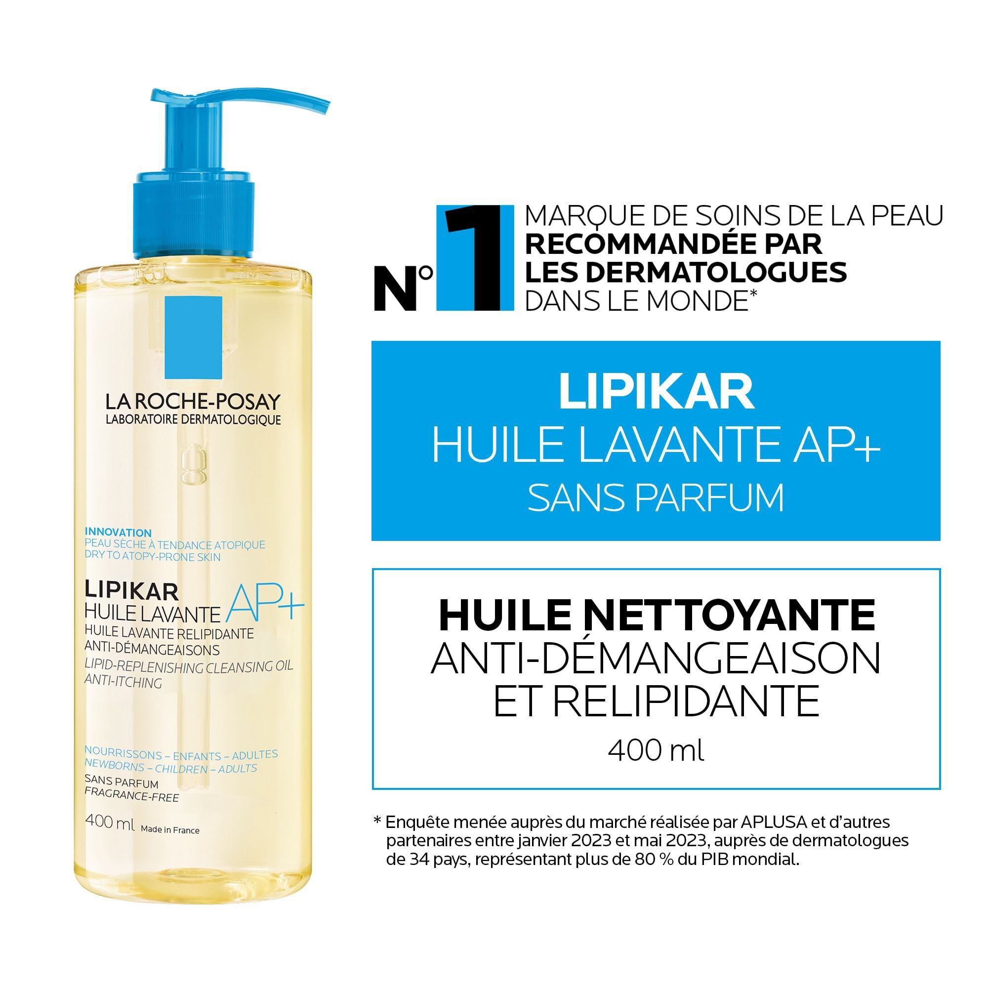 Lipikar Huile Lavante AP+ Sans Parfum