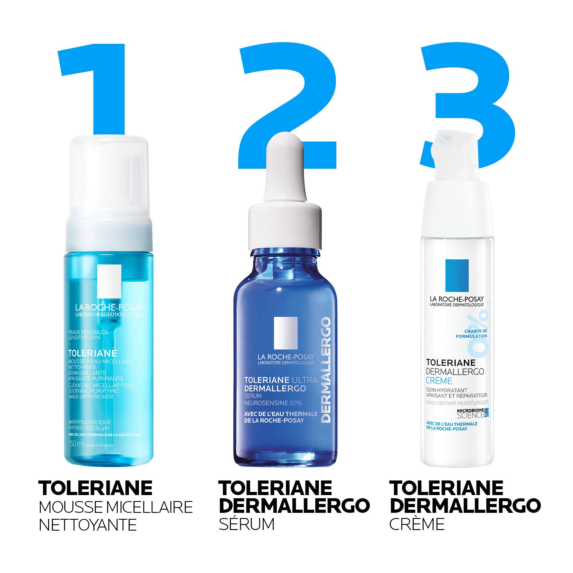 Toleriane Mousse d'Eau Micellaire Nettoyante