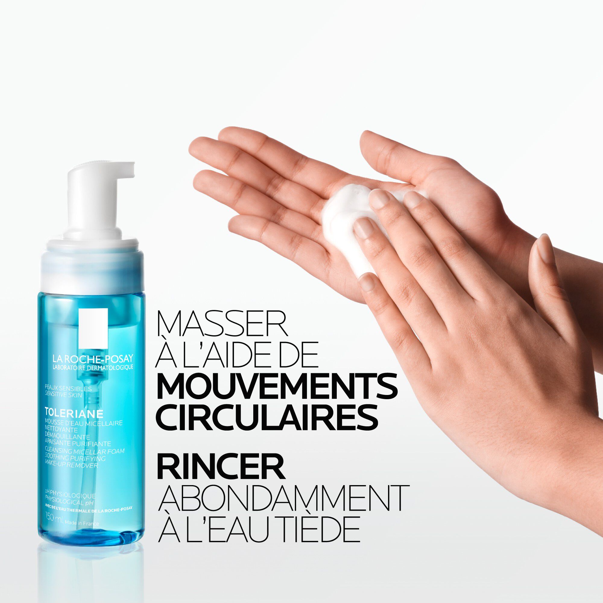 Toleriane Mousse d'Eau Micellaire Nettoyante