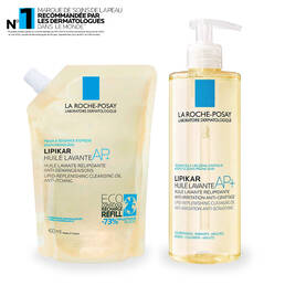 Ensemble de valeur exclusive Lipikar Huile lavante AP+