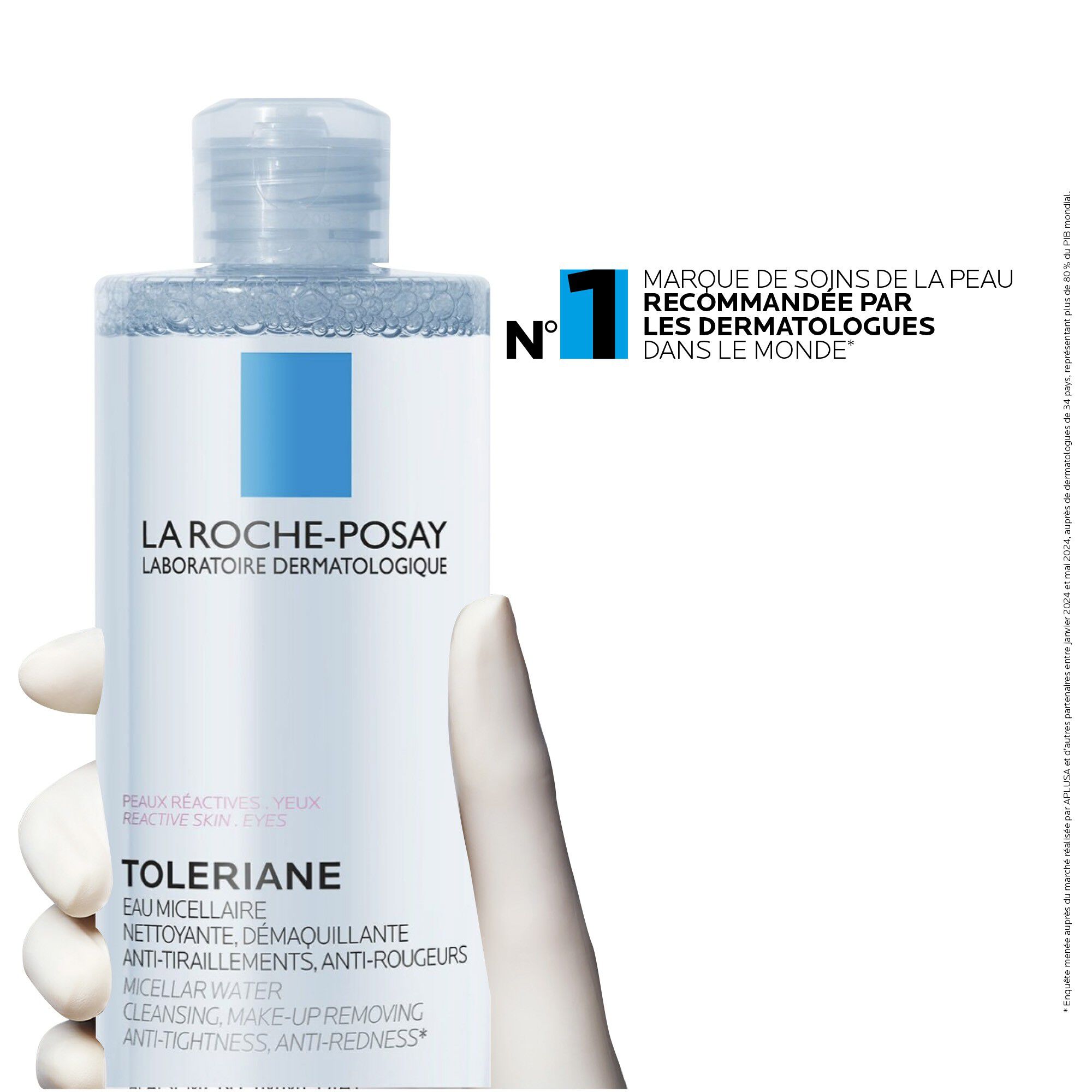 Toleriane Eau Micellaire Peaux Reactives