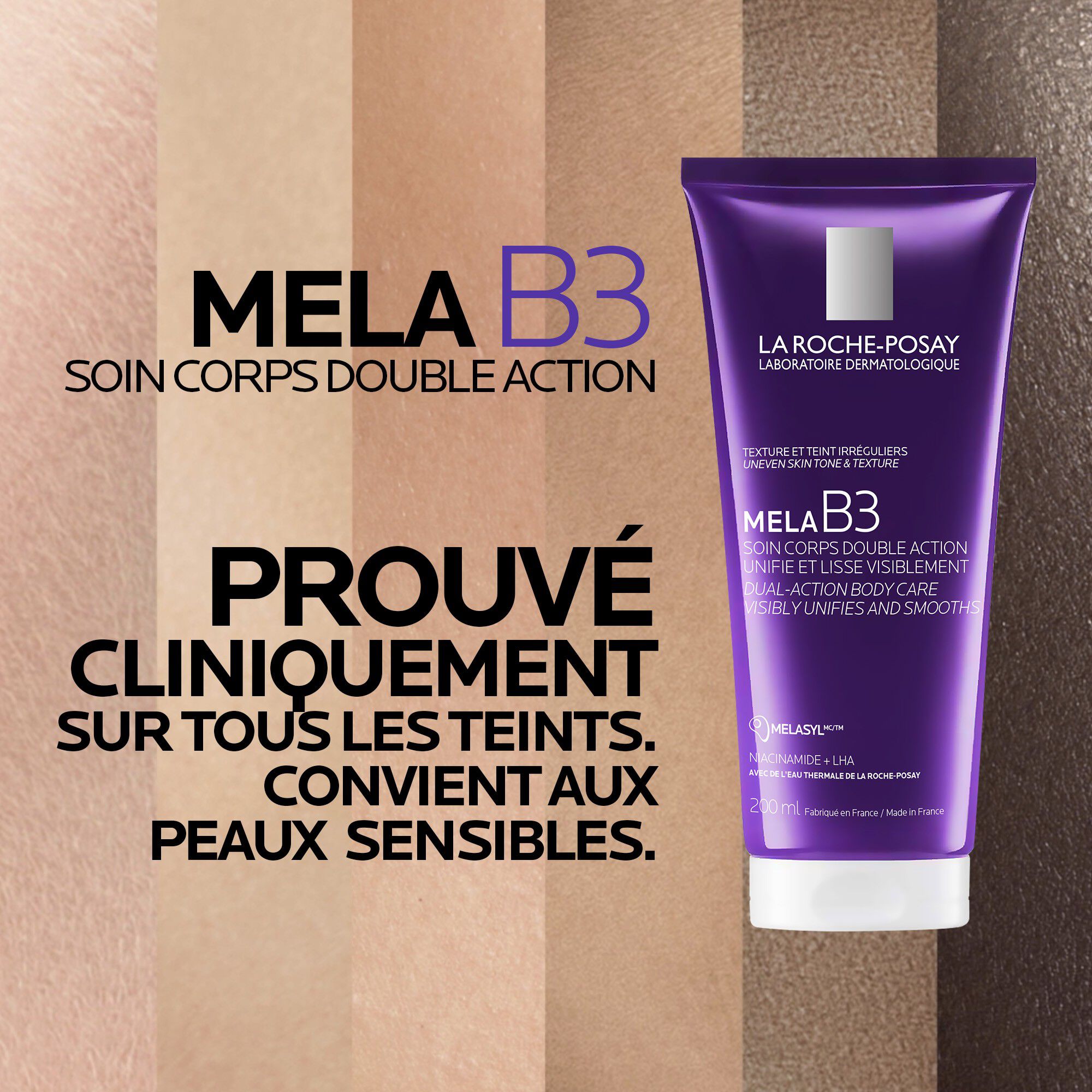 Mela B3 Lotion Soin Corps Double Action