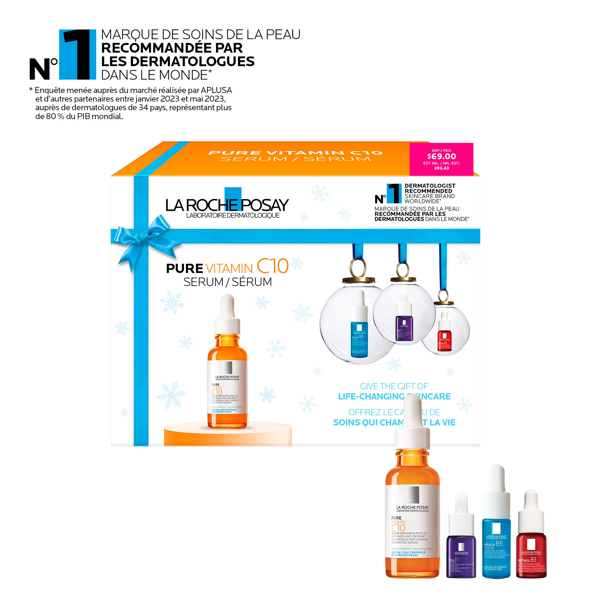 COFFRET DES FÊTES SÉRUM PURE VITAMIN C10 La RochePosay