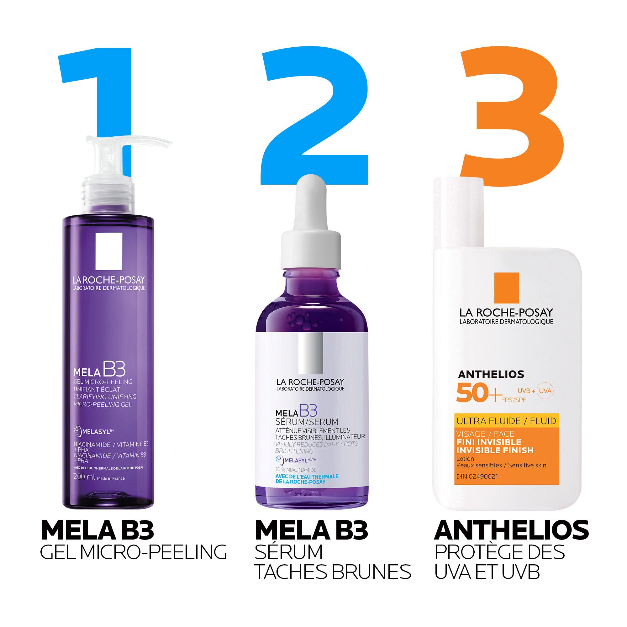 MELA B3 Serum Anti-Age pour les taches brunes avec Melasyl
