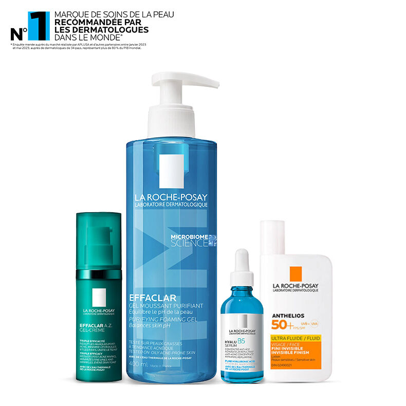 Routine Effaclar A.Z. pour une peau nette et repulpee