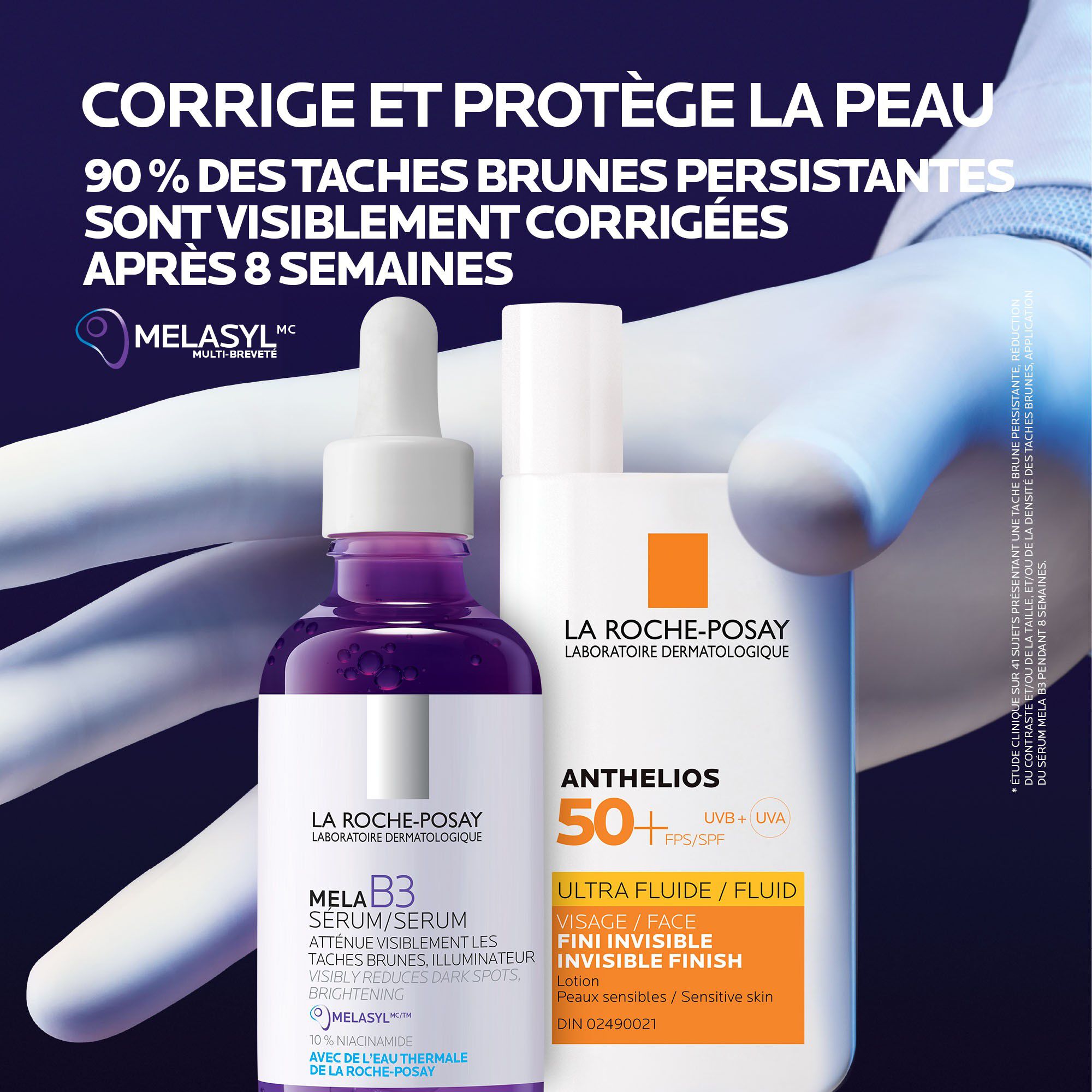 MELA B3 Serum Anti-Age pour les taches brunes avec Melasyl