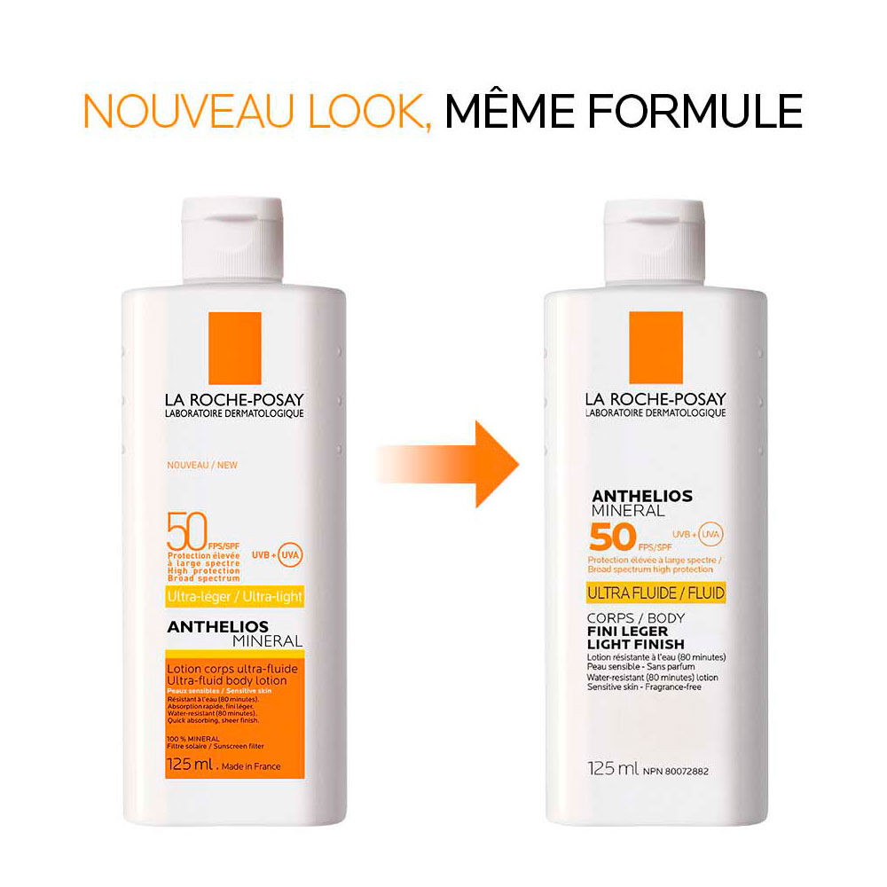 ANTHELIOS MINERAL LOTION ULTRA-FLUIDE FPS 50 POUR CORPS