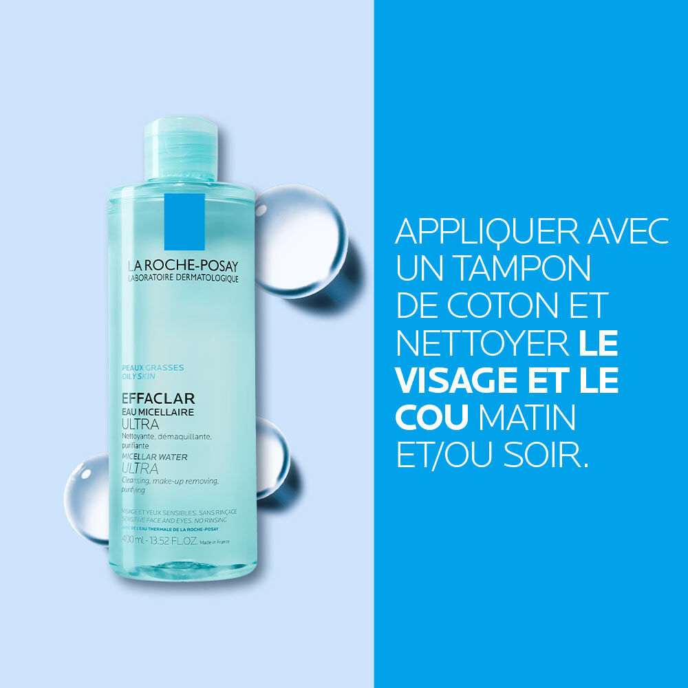 EFFACLAR EAU MICELLAIRE ULTRA PEAUX GRASSES