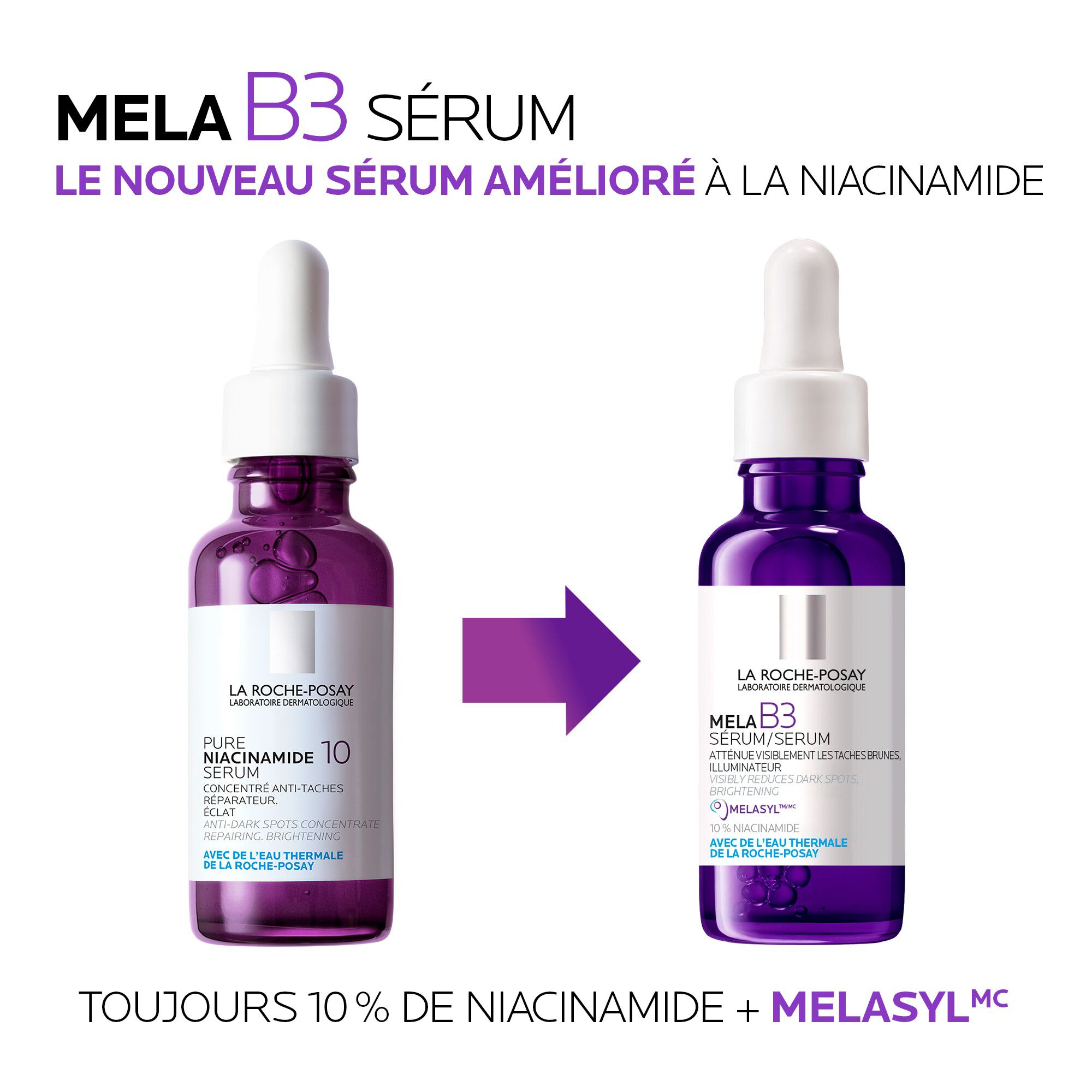 MELA B3 Serum Anti-Age pour les taches brunes avec Melasyl