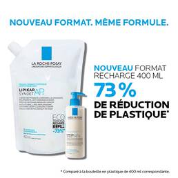 Lipikar Syndet AP+ Format Recharge creme nettoyante pour le corps