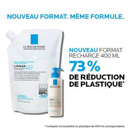 Lipikar Syndet AP+ Format Recharge creme nettoyante pour le corps