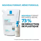 Lipikar Syndet AP+ Format Recharge creme nettoyante pour le corps
