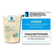 Lipikar Huile Lavante AP+ Format Recharge huile nettoyante pour le corps