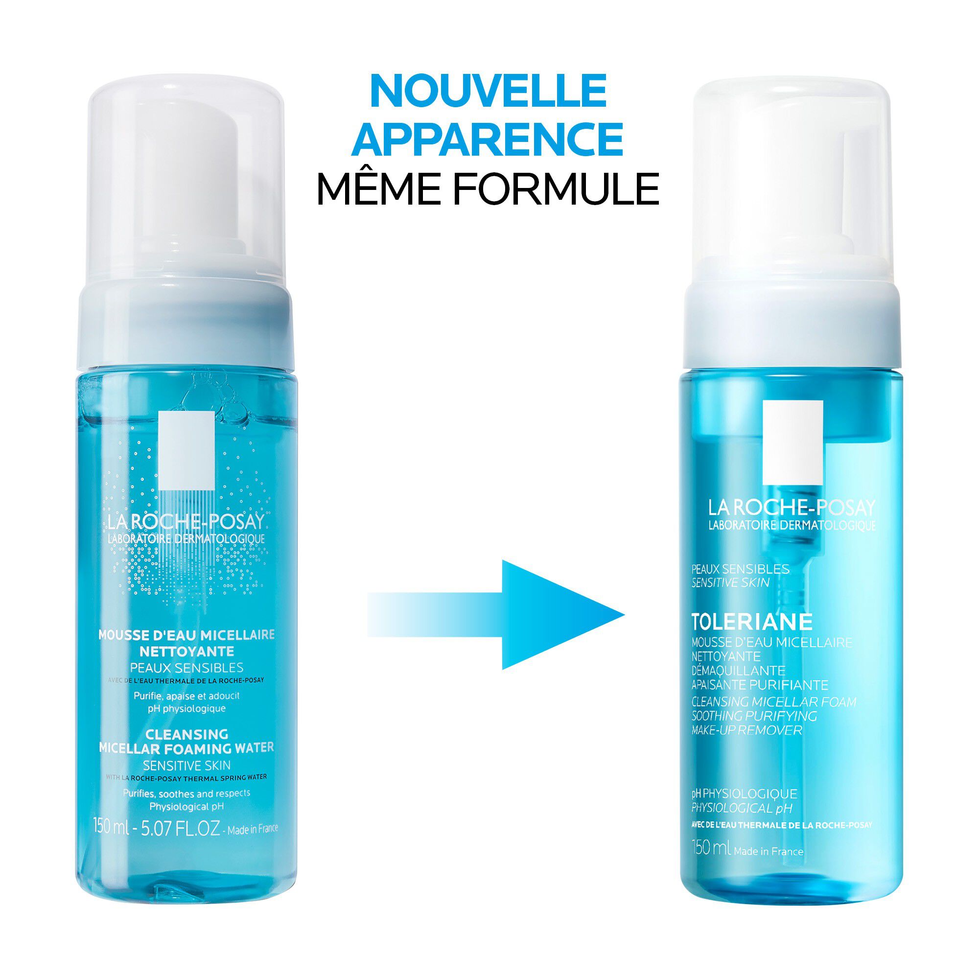 Toleriane Mousse d'Eau Micellaire Nettoyante