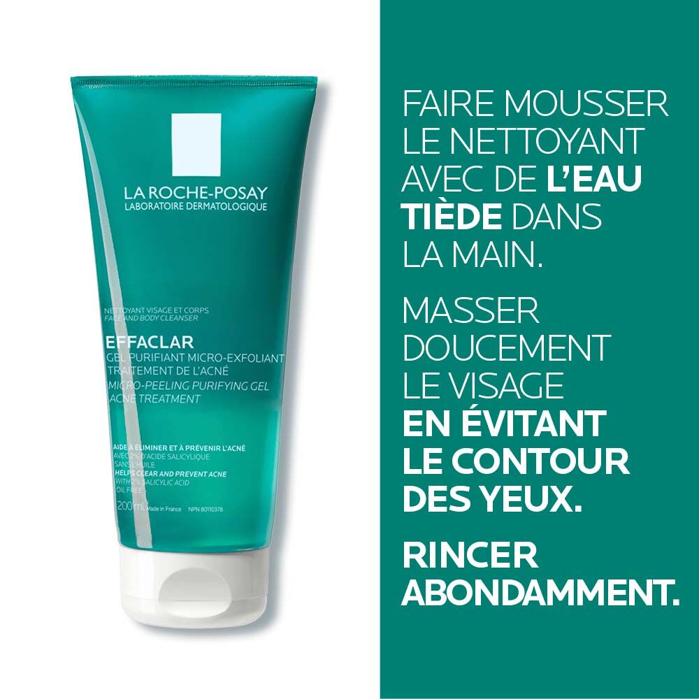 Effaclar Gel nettoyant purifiant Micro-Peeling
