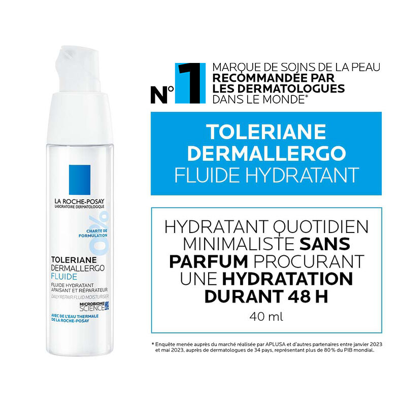 Ensemble routine Dermallergo Fluide et Lipikar Baume
