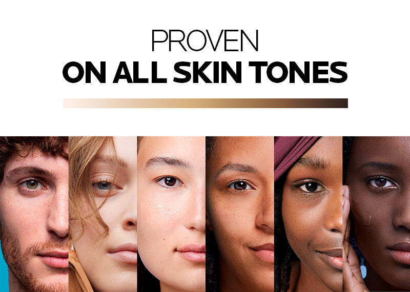 Proven effective on all skin tones