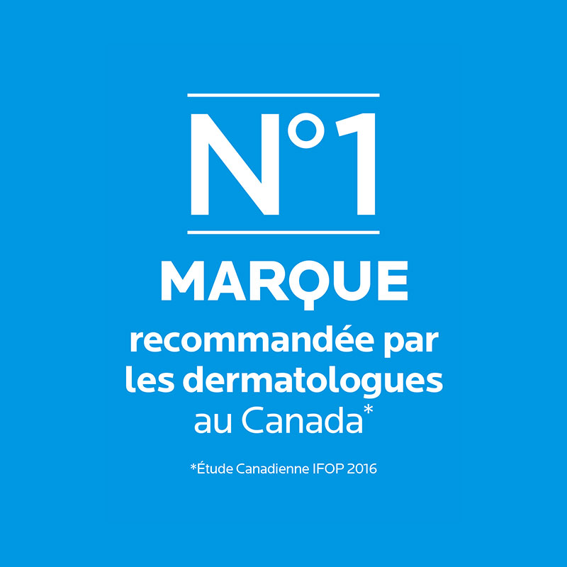 no 1 marque recommandée par les dermatologues au Canada
