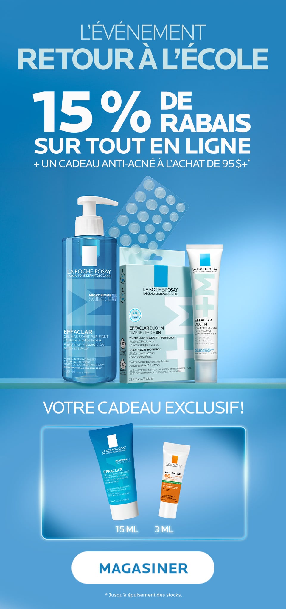 Promotion terminant le 30 août