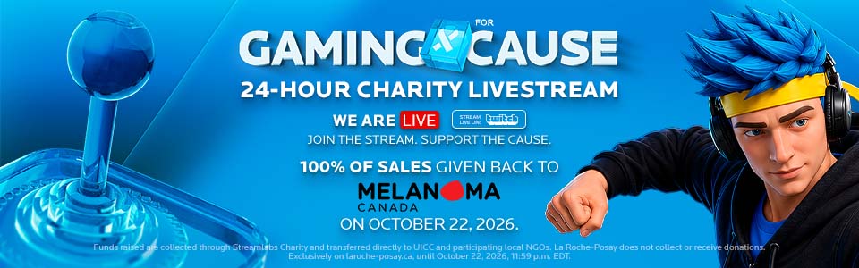 Gaming for Cause 24H Charity Livestream is now live! 100% of Sales are given back to Melanoma Canada. Watch the live Stream on Twitch.