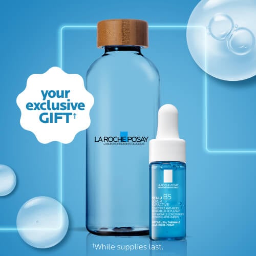 Exclusive Gift With Purchase : Serum Sample and Reusable Water Bottle